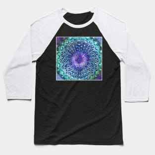 Tie Dye mandala Batik design Grateful Dead Company Phish Jam bands psychedelic Baseball T-Shirt